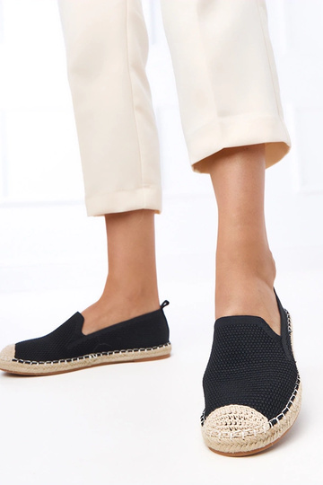 Espadrilles negras de plataforma Luna 2