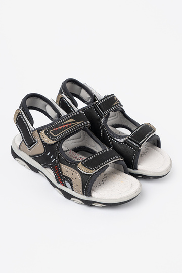 de color negro sandalias infantil