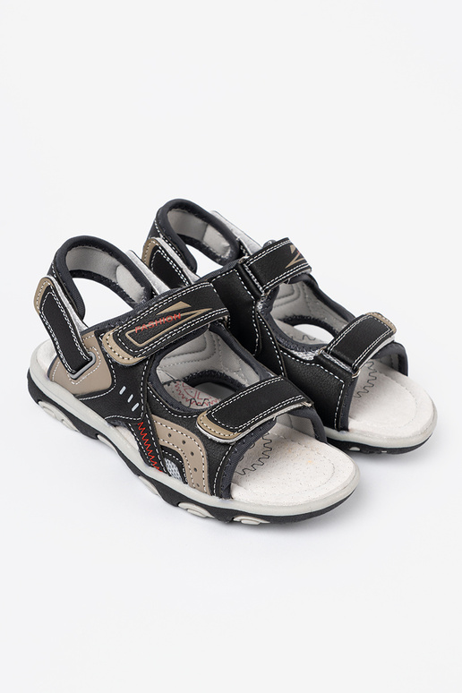de color negro sandalias infantil