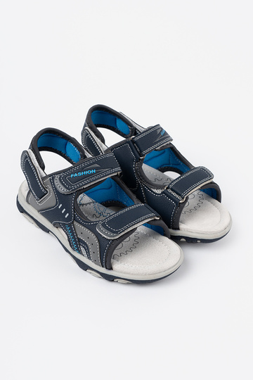 sandalias infantil velcro color azul