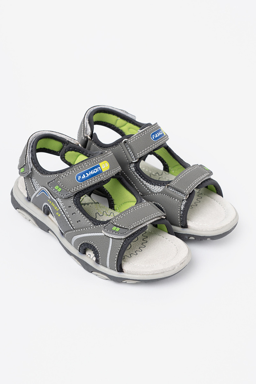 color gris sandalias infantil