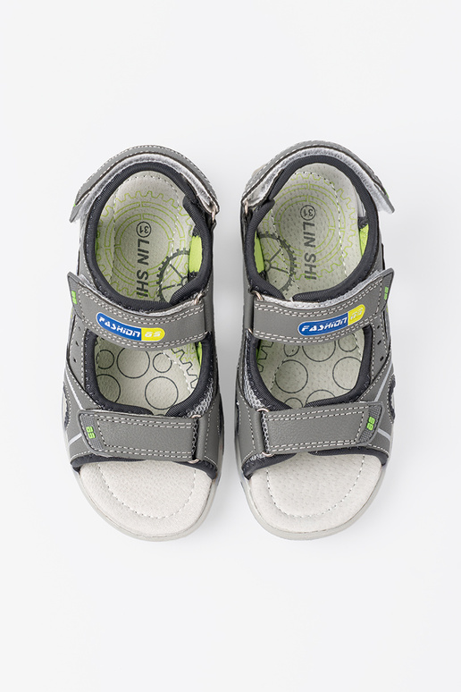 color gris sandalias infantil