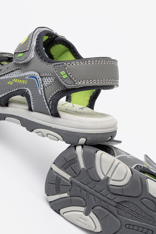 color gris sandalias infantil