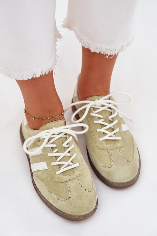 Bajo Piel Zapatillas modelo zapatos. Femenino Caliza Ismina