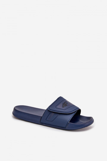 Zapatillas Tiene quesculino con sujetadores adhesivos 4FMM00FFLIM091-31S azul oscuro