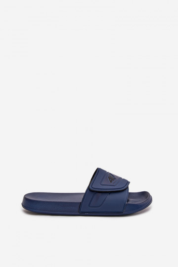 Zapatillas Tiene quesculino con sujetadores adhesivos 4FMM00FFLIM091-31S azul oscuro 2