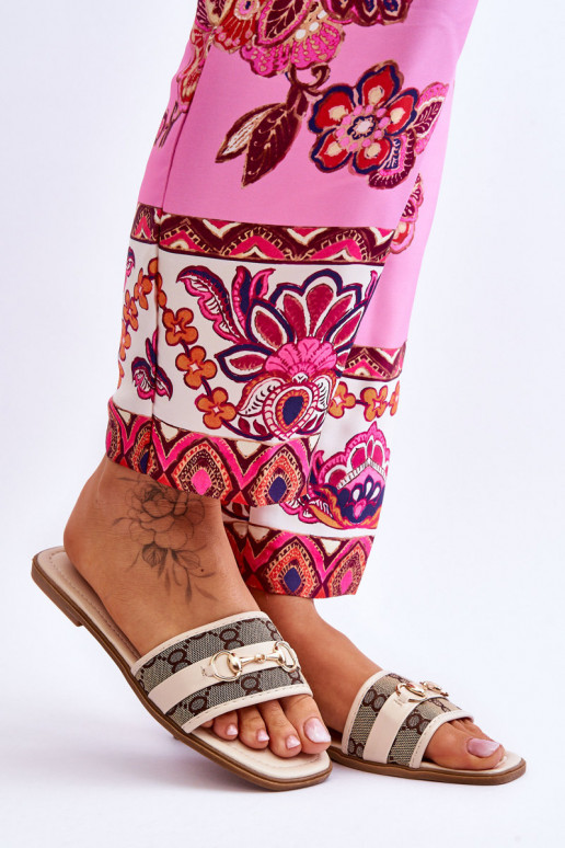 Zapatillas planas clásicas beige Tiene querlene