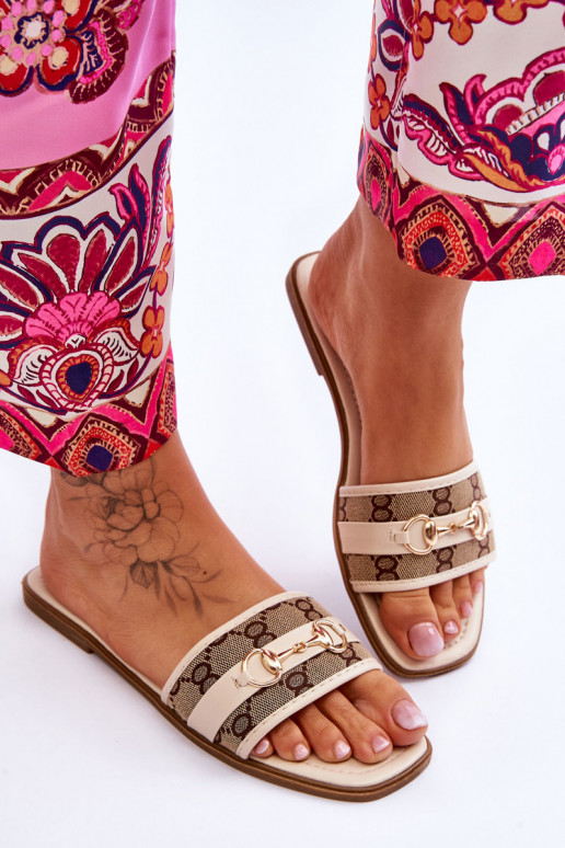 Zapatillas planas clásicas beige Tiene querlene