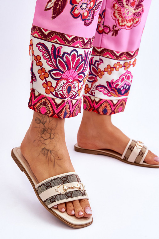 Zapatillas planas clásicas beige Tiene querlene