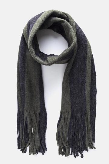 Bufanda verde-gris con... 2