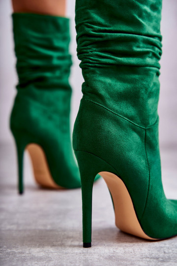volantes de mujer Botas botas color verde Laguna 2