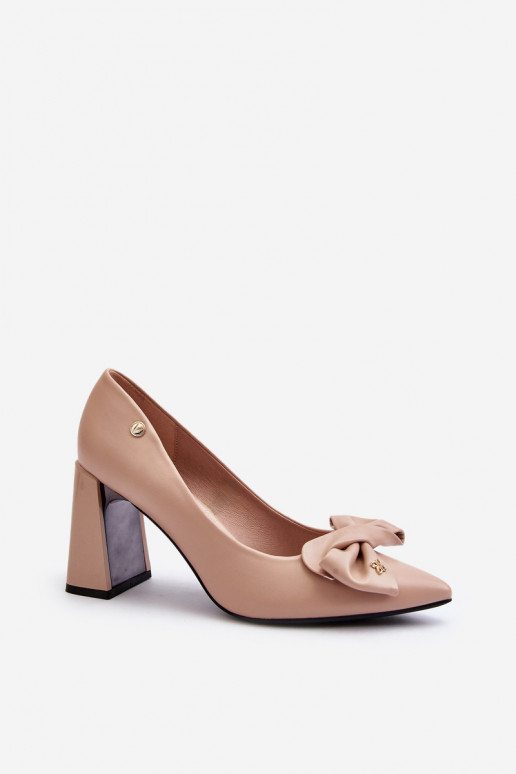 Zapatos con tacones con cintas beige Ariemessa Zapatos con tacones con cintas beige Ariemessa