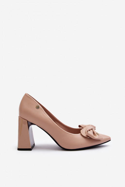 Zapatos con tacones con cintas beige Ariemessa Zapatos con tacones con cintas beige Ariemessa