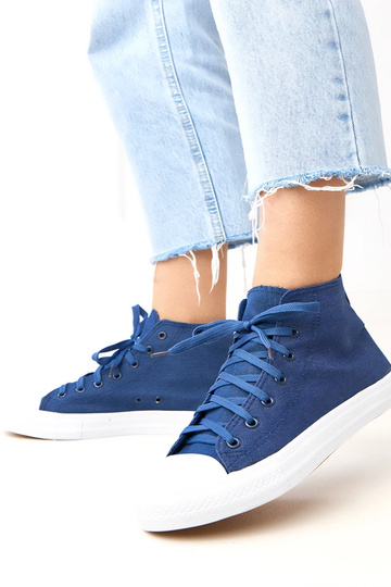 Zapatillas altas de mezclilla Ghanem 2