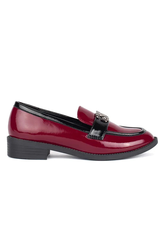 borgoña mujer mocasines lacado borgoña mujer mocasines lacado