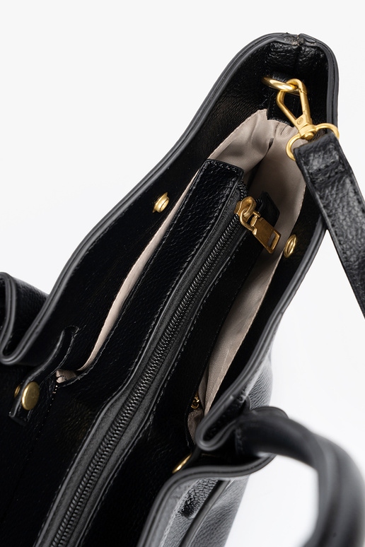 Un clásico shopperka z fakturoAanej skóry ekologicznej