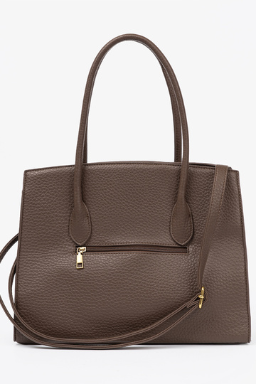 Tiene queno shopperka z fakturoAanej eko skóry