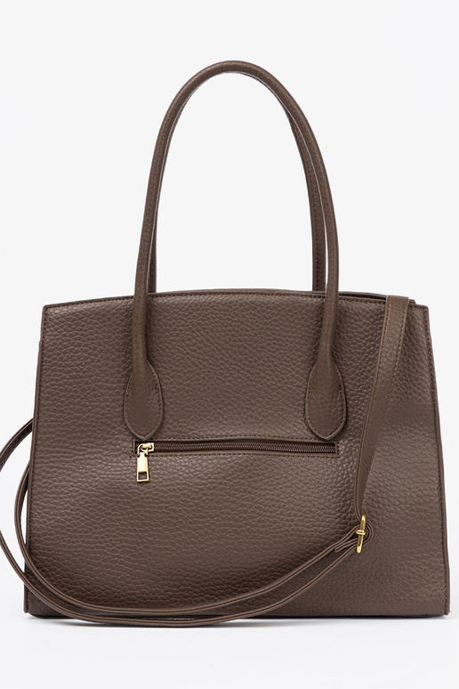 Tiene queno shopperka z fakturoAanej eko skóry