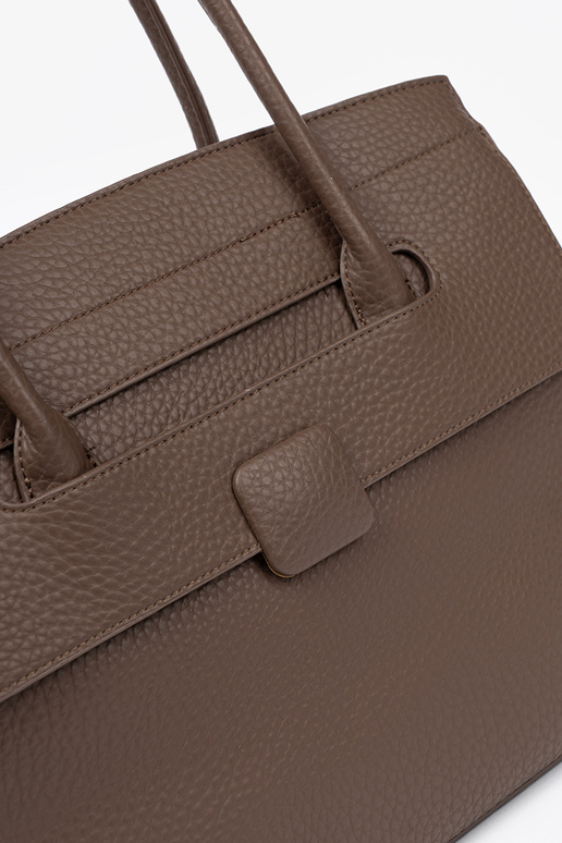 Tiene queno shopperka z fakturoAanej eko skóry