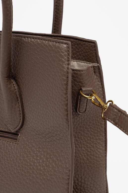 Tiene queno shopperka z fakturoAanej eko skóry