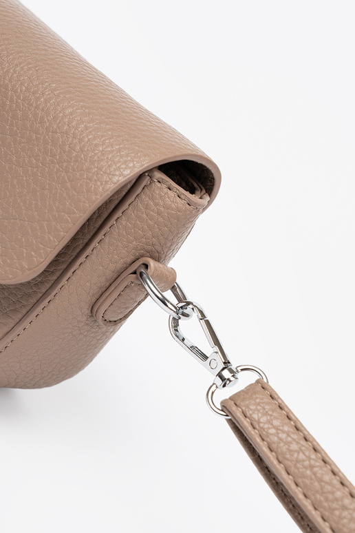 Cartero con corazones beige