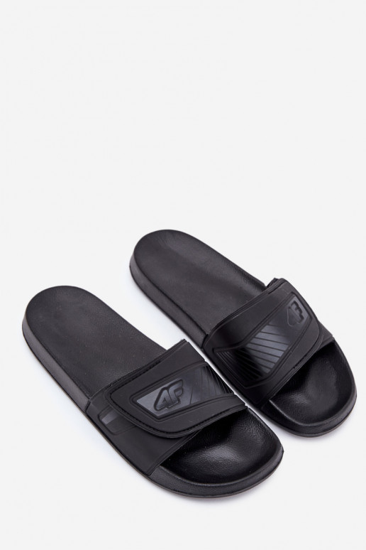 Zapatillas Hombre con cierres adhesivos 4FMM00FFLIM091-20S color negro