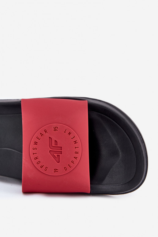 Pantuflas para hombre 4FMM00FFLIM047A-62S color rojo