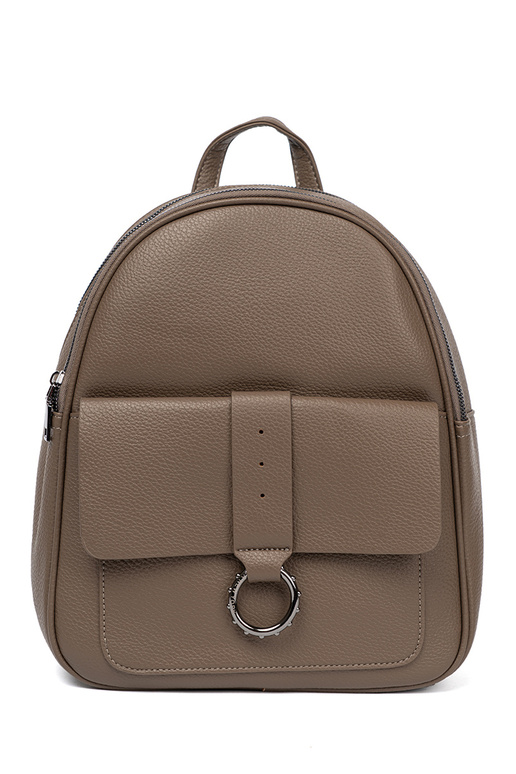 Oscurobeige mochila señoras de cuero ecológico Oscurobeige mochila señoras de cuero ecológico