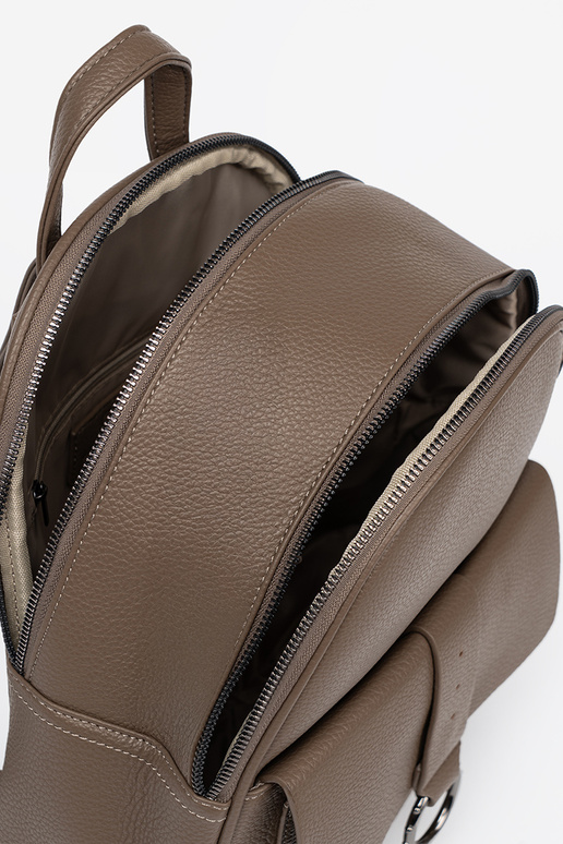 Oscurobeige mochila señoras de cuero ecológico Oscurobeige mochila señoras de cuero ecológico