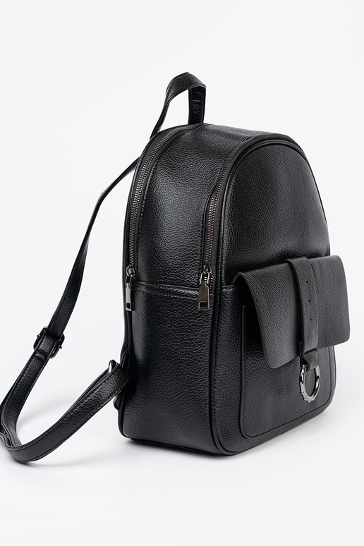 de color negro mochila señoras de cuero ecológico de color negro mochila señoras de cuero ecológico