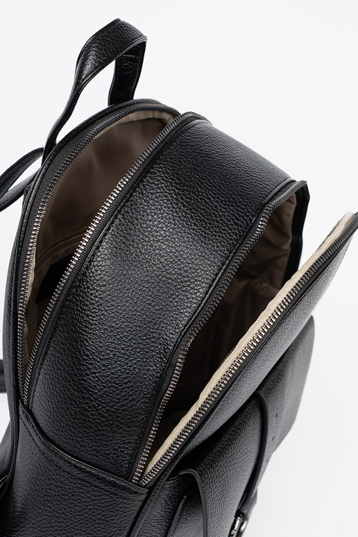 de color negro mochila señoras de cuero ecológico de color negro mochila señoras de cuero ecológico