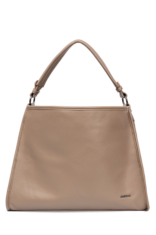 Un clásico beige bolso de mujer