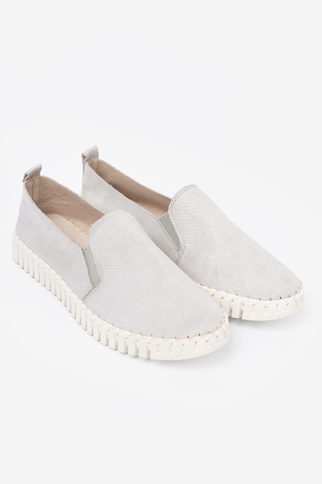 color gris zapatos slip-on z flexiblemi AstaAkami