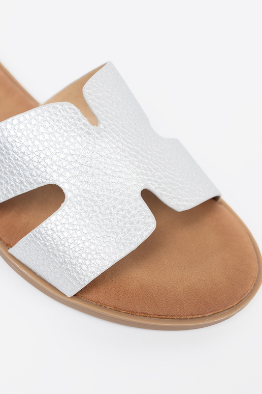 color plata Zapatillas mujer z Aycięciami color plata Zapatillas mujer z Aycięciami