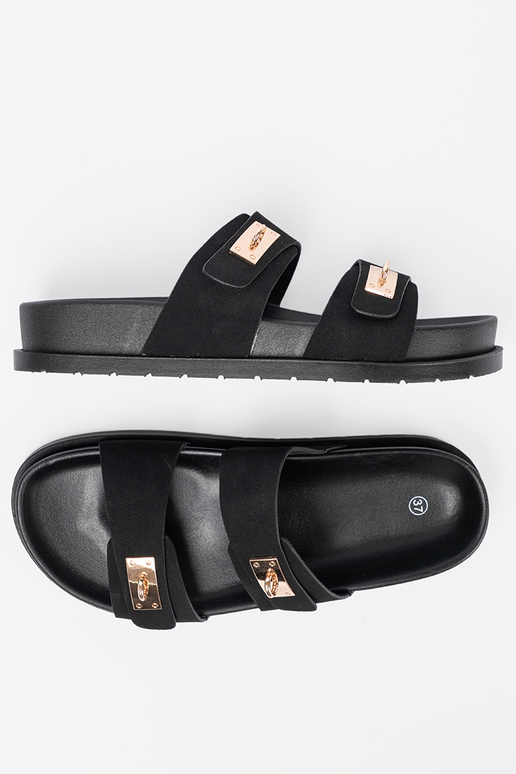 Zapatillas con una plataforma ze doradomi detalami Zapatillas con una plataforma ze doradomi detalami