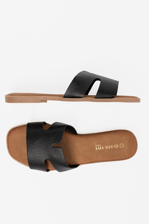 de color negro Zapatillas mujer de cuero ecológico de color negro Zapatillas mujer de cuero ecológico