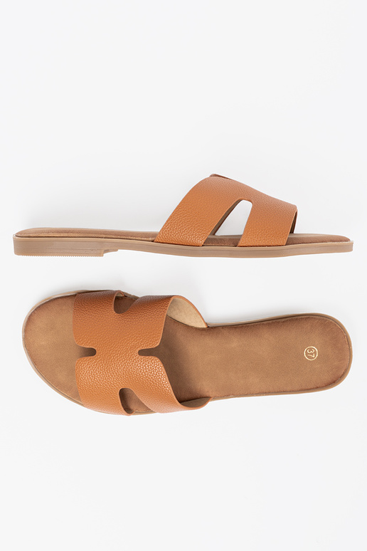 color caramelo Zapatillas mujer z Aycięciami color caramelo Zapatillas mujer z Aycięciami