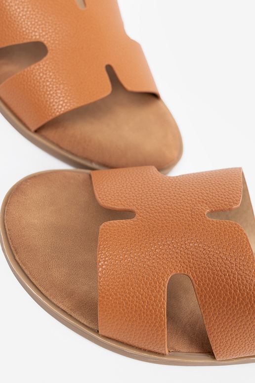 color caramelo Zapatillas mujer z Aycięciami color caramelo Zapatillas mujer z Aycięciami