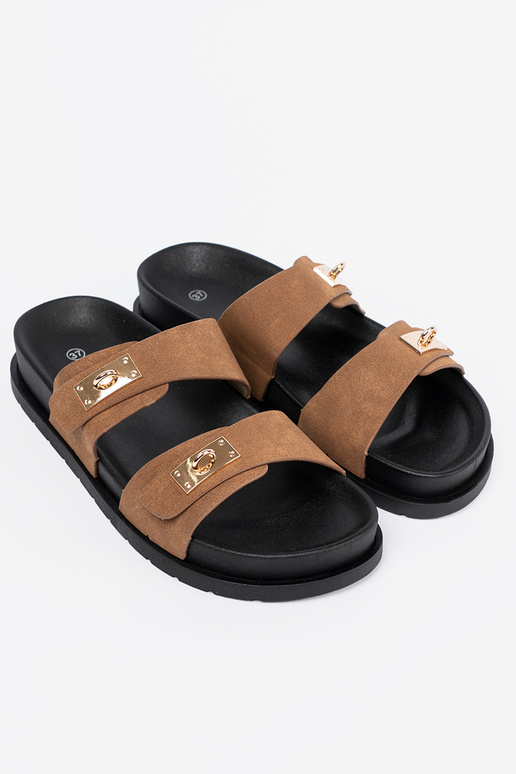 Jansnocolor marrón Zapatillas mujer ze doradomi AstaAkami