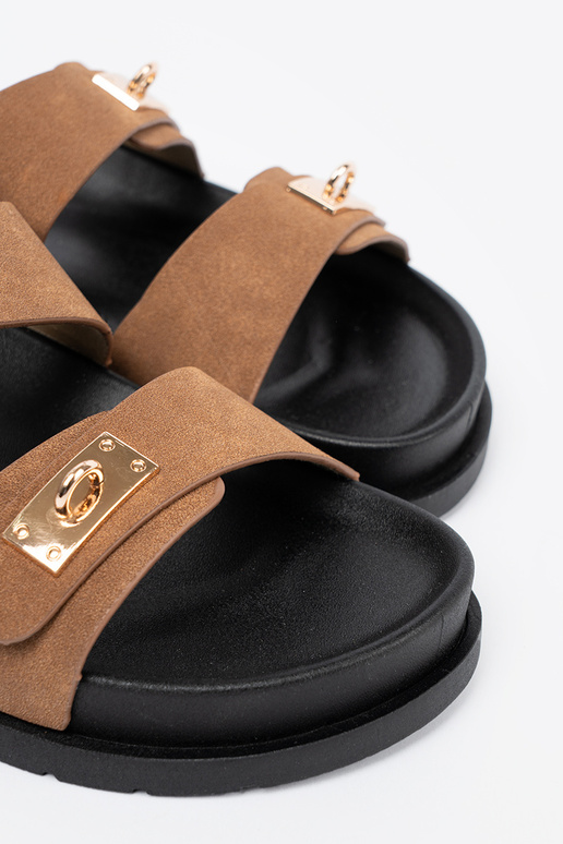 Jansnocolor marrón Zapatillas mujer ze doradomi AstaAkami