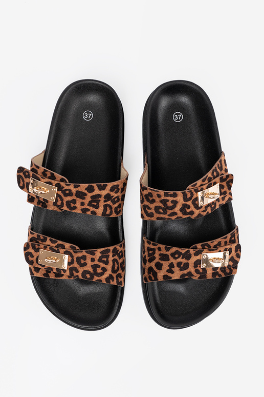zapatillas de mujer estampado de leopardo