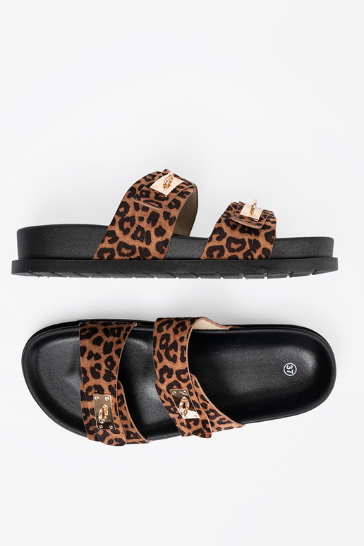 zapatillas de mujer estampado de leopardo