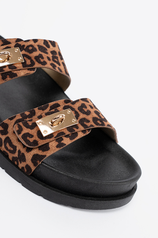 zapatillas de mujer estampado de leopardo