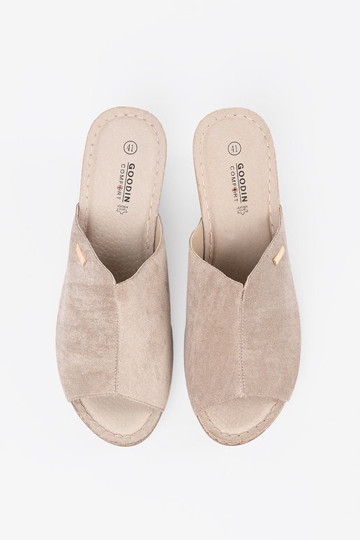 beige mujer Zapatillas con una plataforma beige mujer Zapatillas con una plataforma