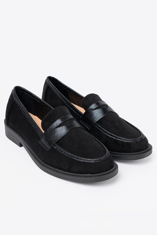 de color negro de gamuza mocasines de color negro de gamuza mocasines