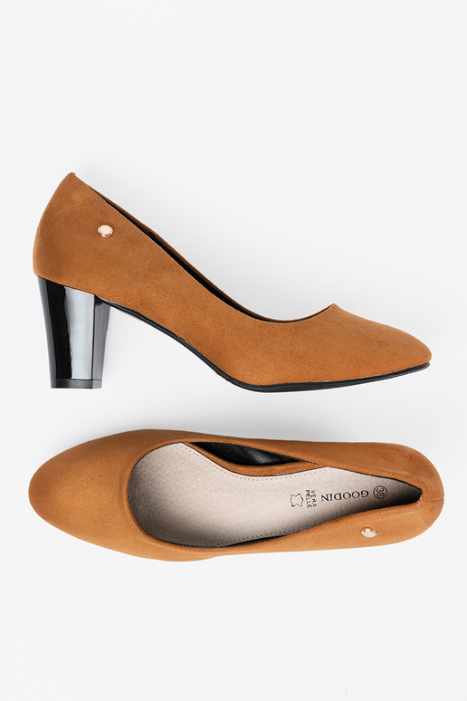 de gamuza tacones altos en tacones altos karmel