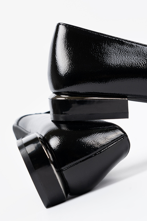 con efecto barniz mocasines con hebilla decorativa Sergio Leone con efecto barniz mocasines con hebilla decorativa Sergio Leone