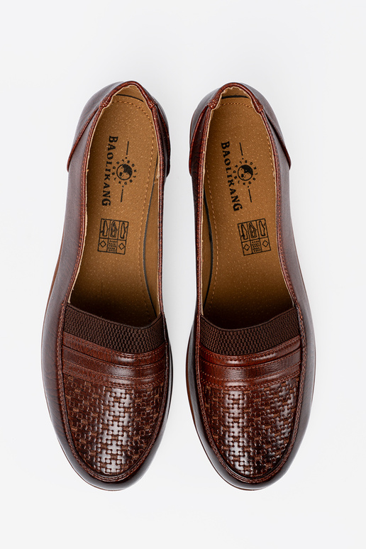 zapatos de mujer slip-on z fakturoAanym noskiem zapatos de mujer slip-on z fakturoAanym noskiem