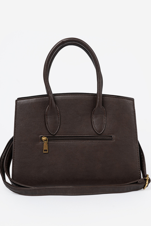 Tiene querron oscuro bolso con hebilla decorativa A doradom kolorze Tiene querron oscuro bolso con hebilla decorativa A doradom kolorze