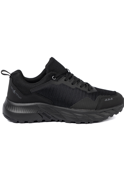 de color negro Zapatillas modelo zapatos. z tekstylną choleAką hombres McArthur